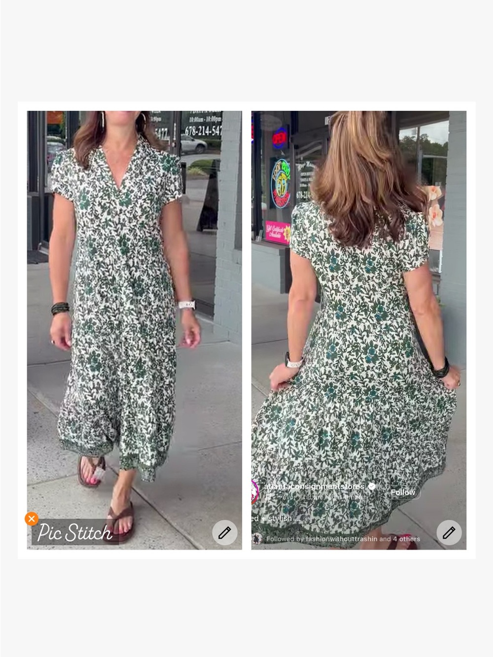 Jude Connally Floral Tiered Midi Dress
